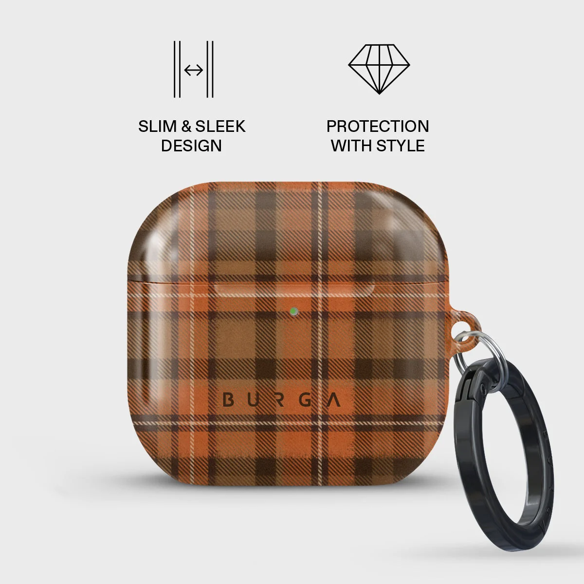 BURGA AirPods 5 tok - Autumn Plaid