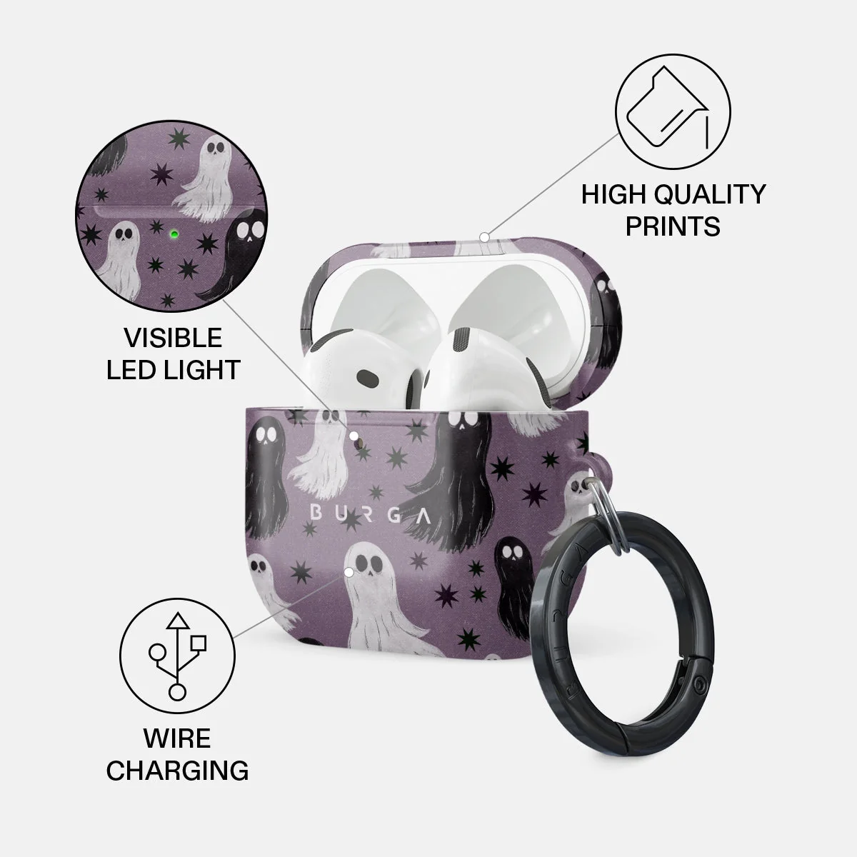 BURGA AirPods 5 tok - Spooky