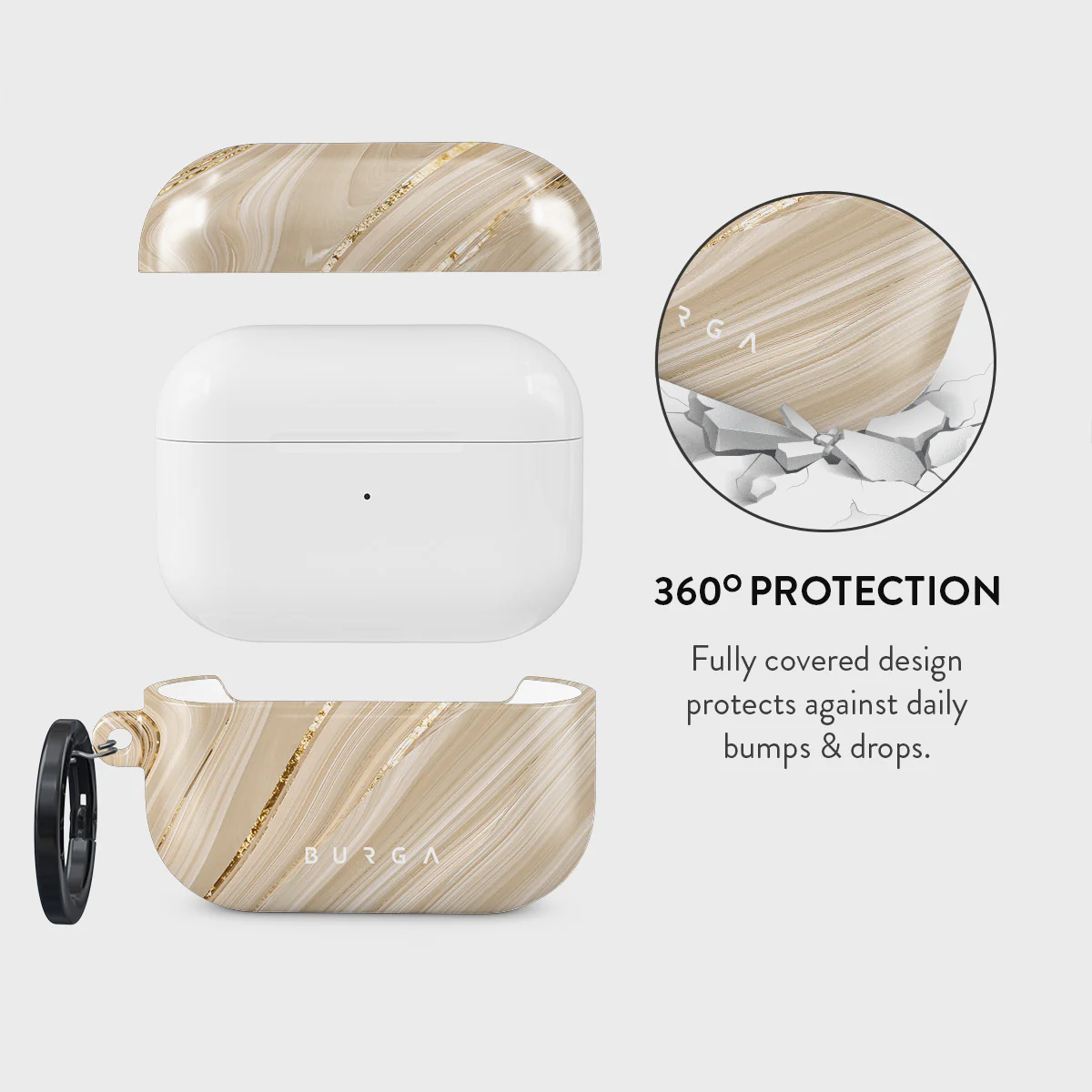 BURGA AirPods Pro 2 tok - full glam