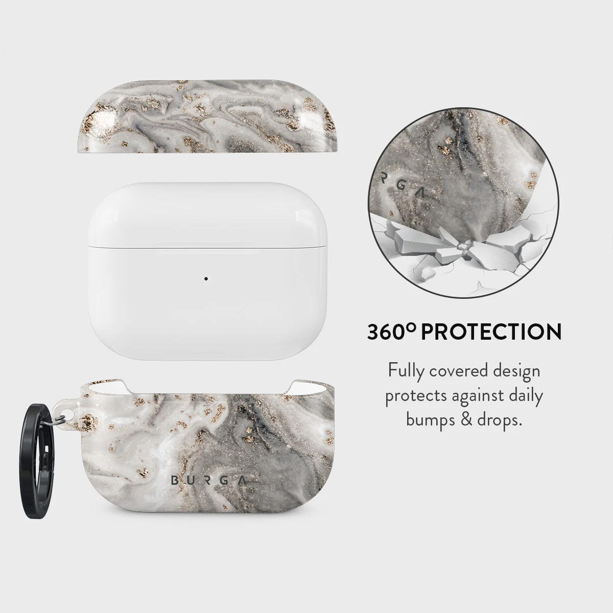 BURGA AirPods Pro 2 tok - snowstorm