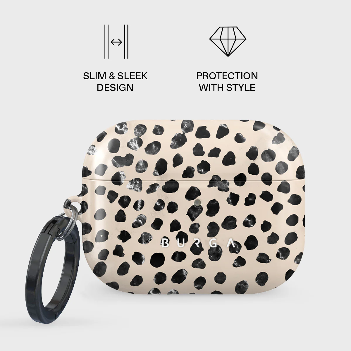 BURGA AirPods Pro 3 tok - Almond latte