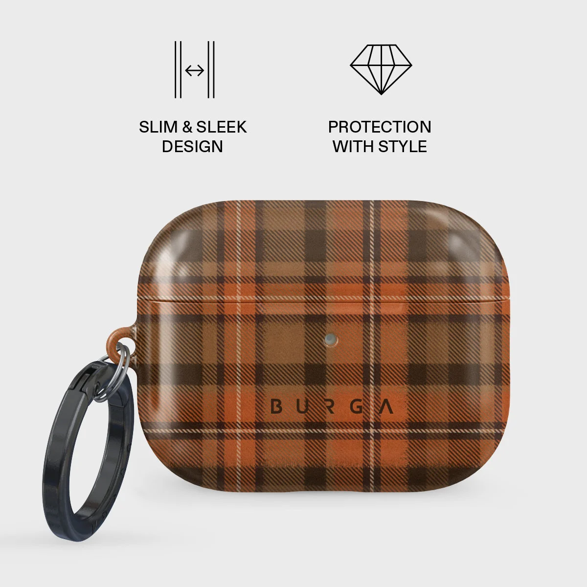 BURGA AirPods Pro 3 tok - Autumn Plaid