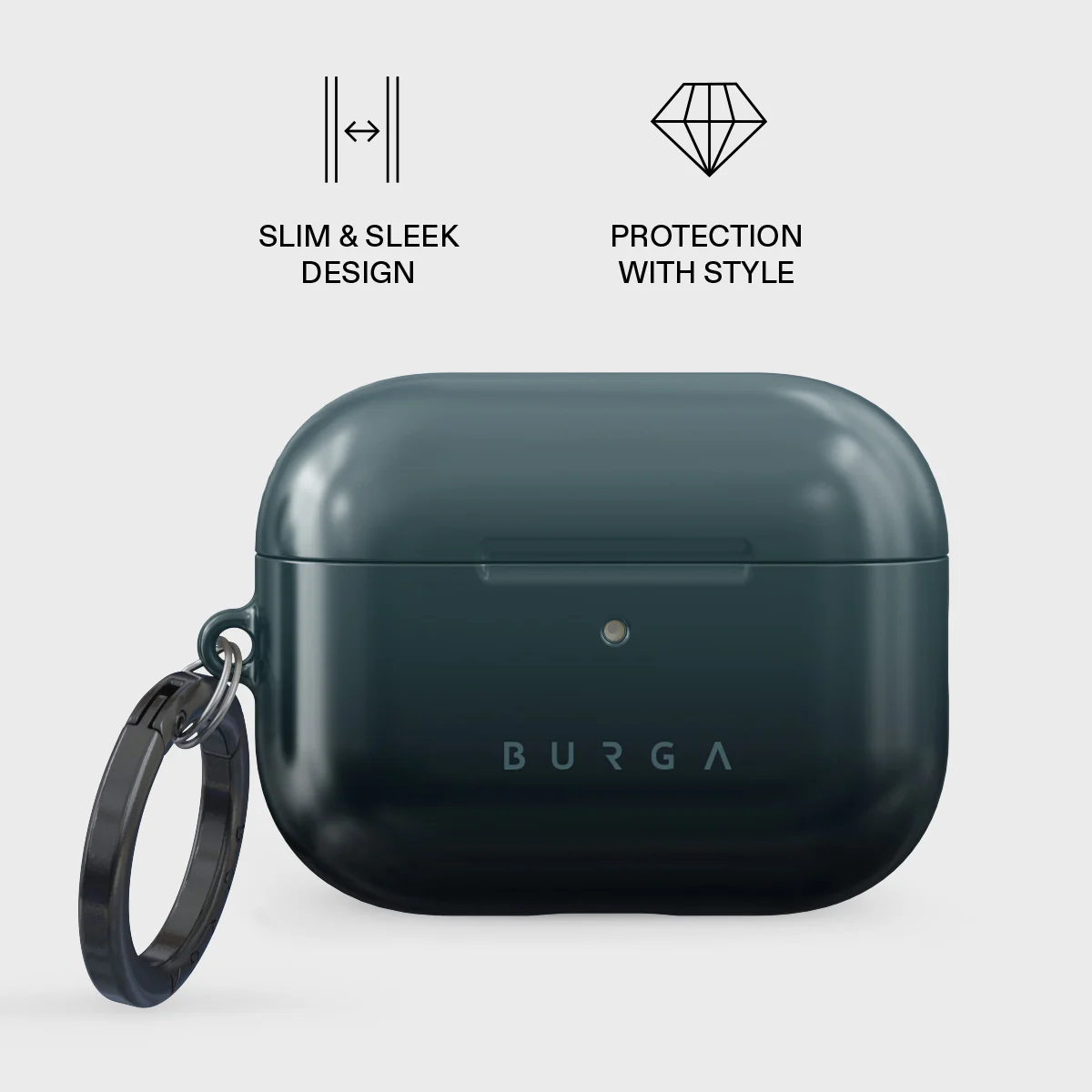 BURGA AirPods Pro 3 tok - Black hole