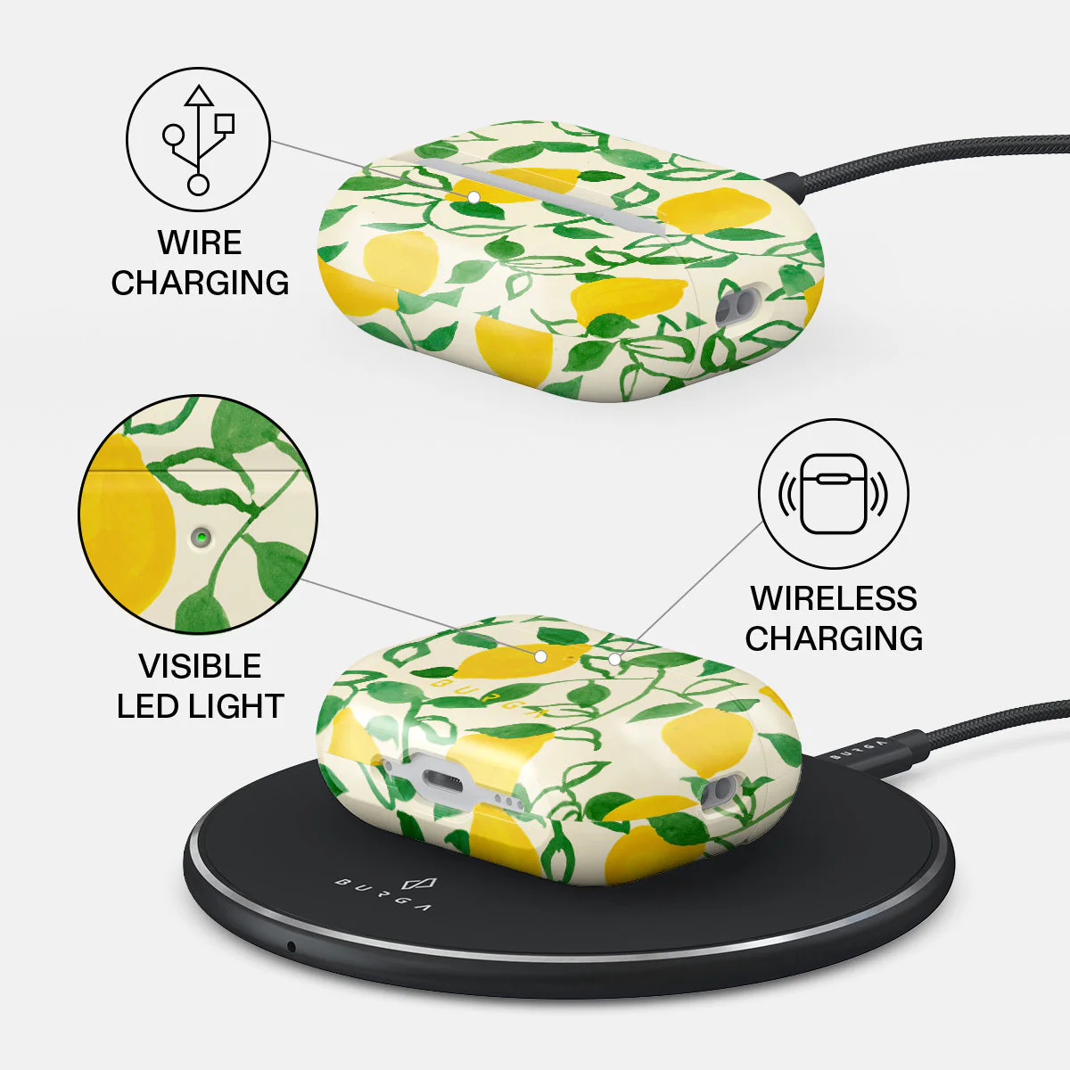 BURGA AirPods Pro 3 tok - Capri