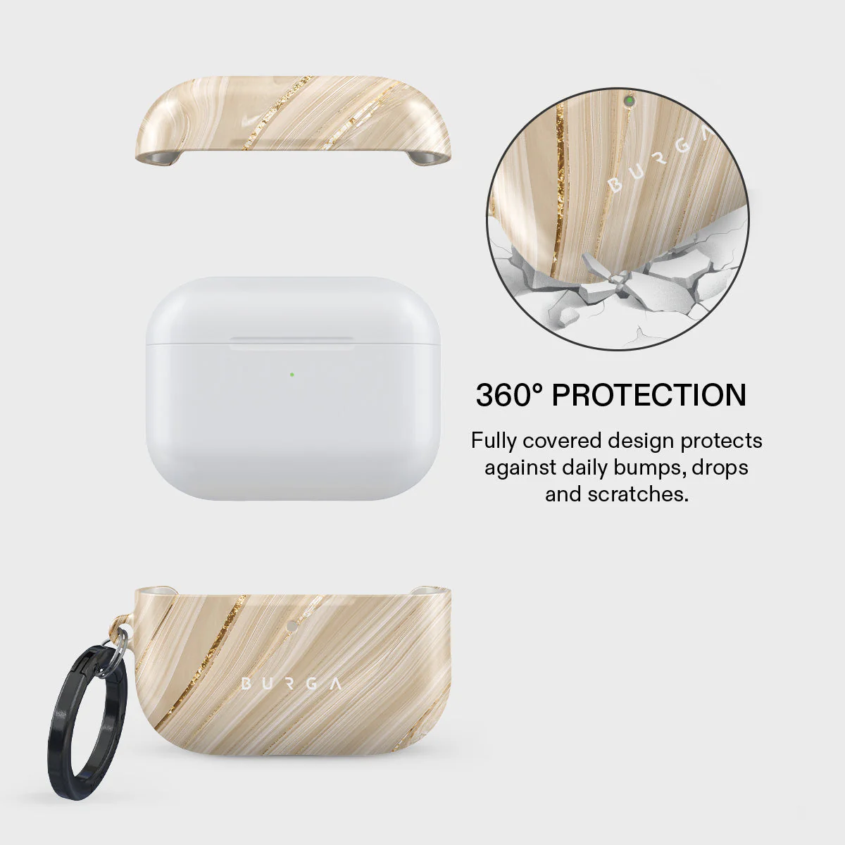 BURGA AirPods Pro 3 tok - Full Glam