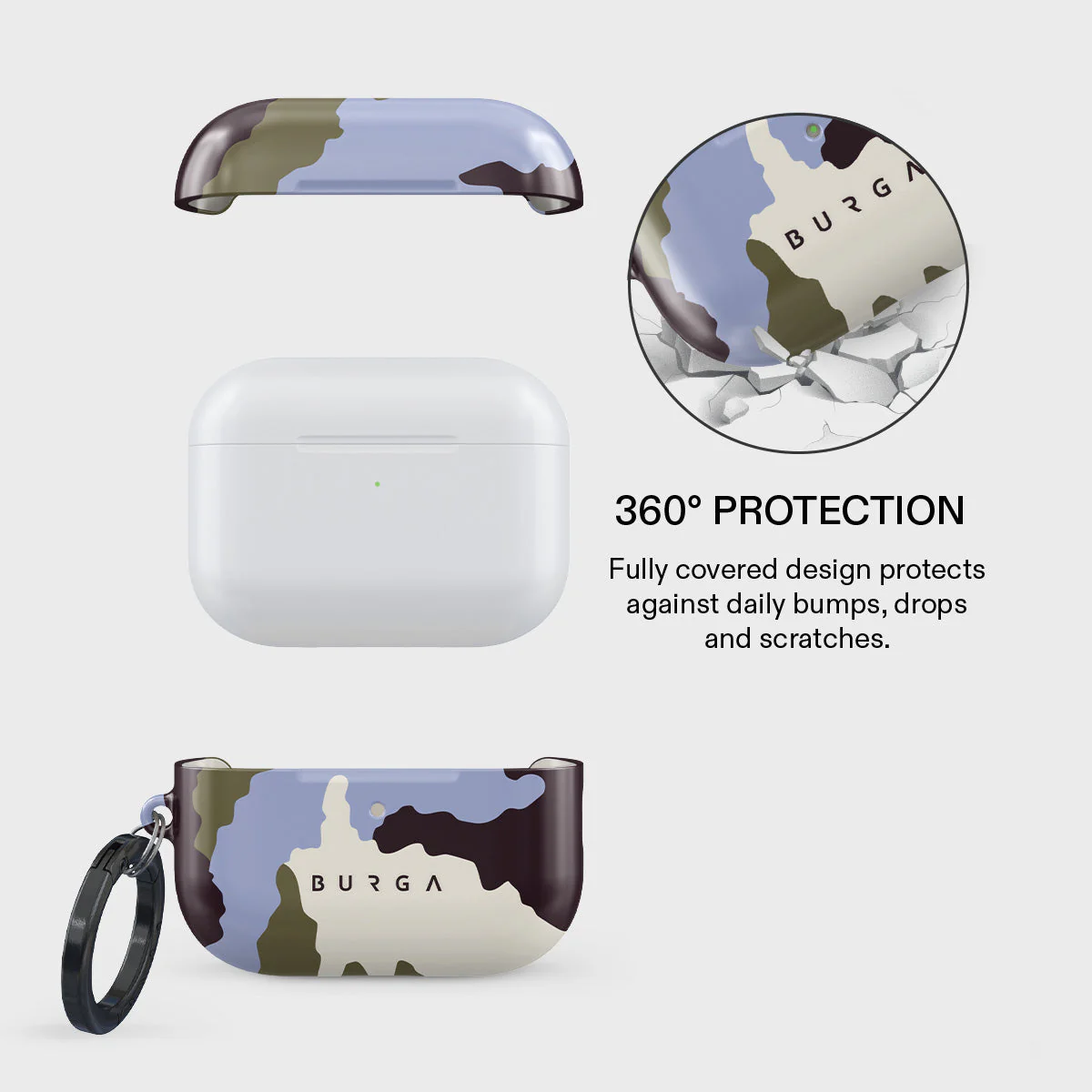 BURGA AirPods Pro 3 tok - Icefield