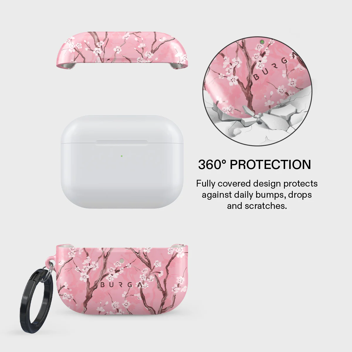 BURGA AirPods Pro 3 tok - Sakura