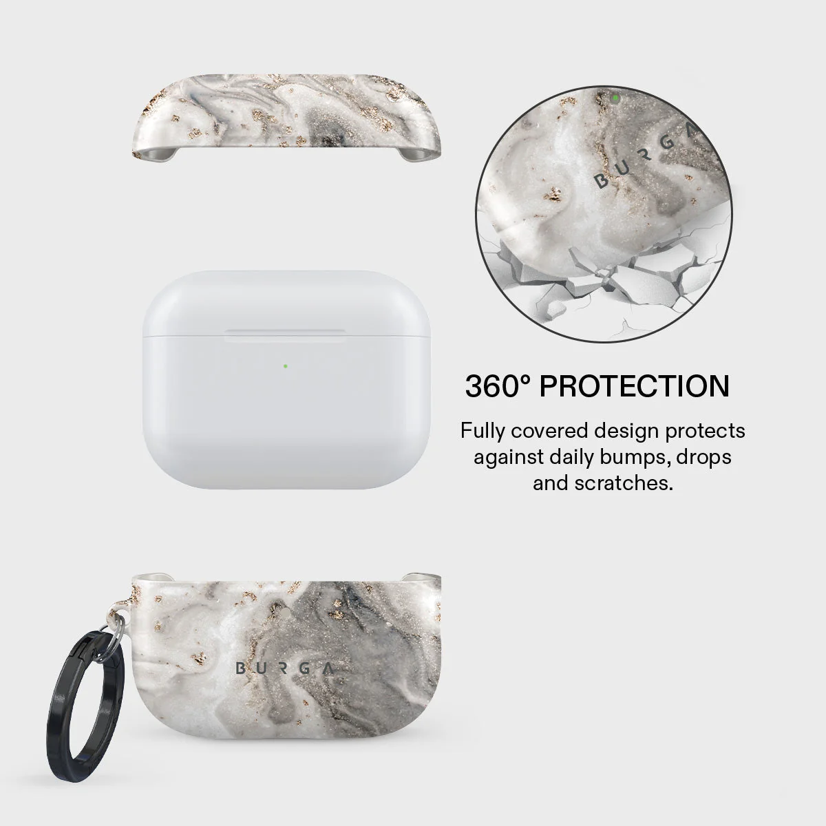 BURGA AirPods Pro 3 tok - Snowstorm