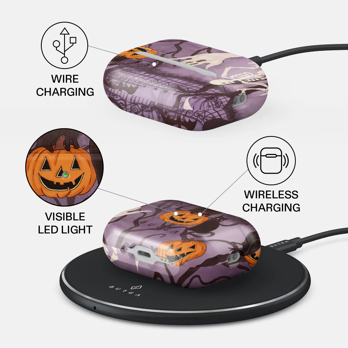 BURGA AirPods Pro 3 tok - Trick or Treat