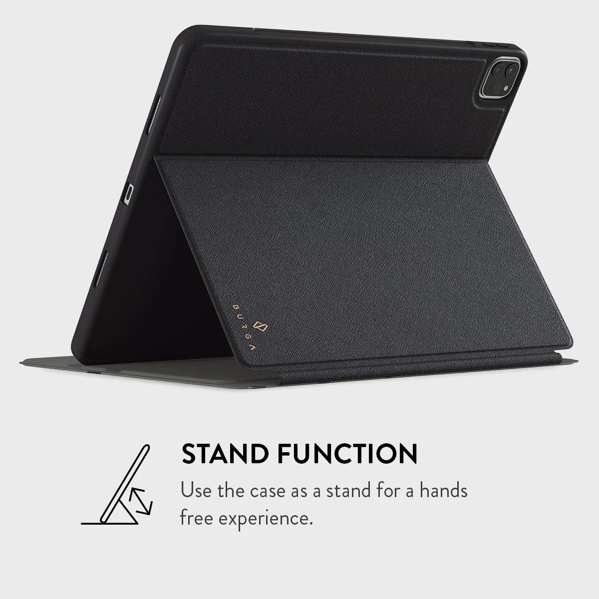 BURGA iPad Air 11" tok - morally gray