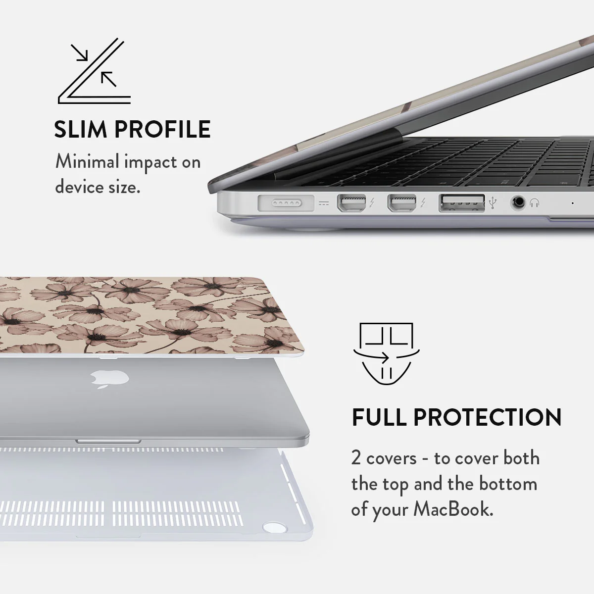 BURGA MacBook Air 13" (M2-M4) laptop tok - barely yours