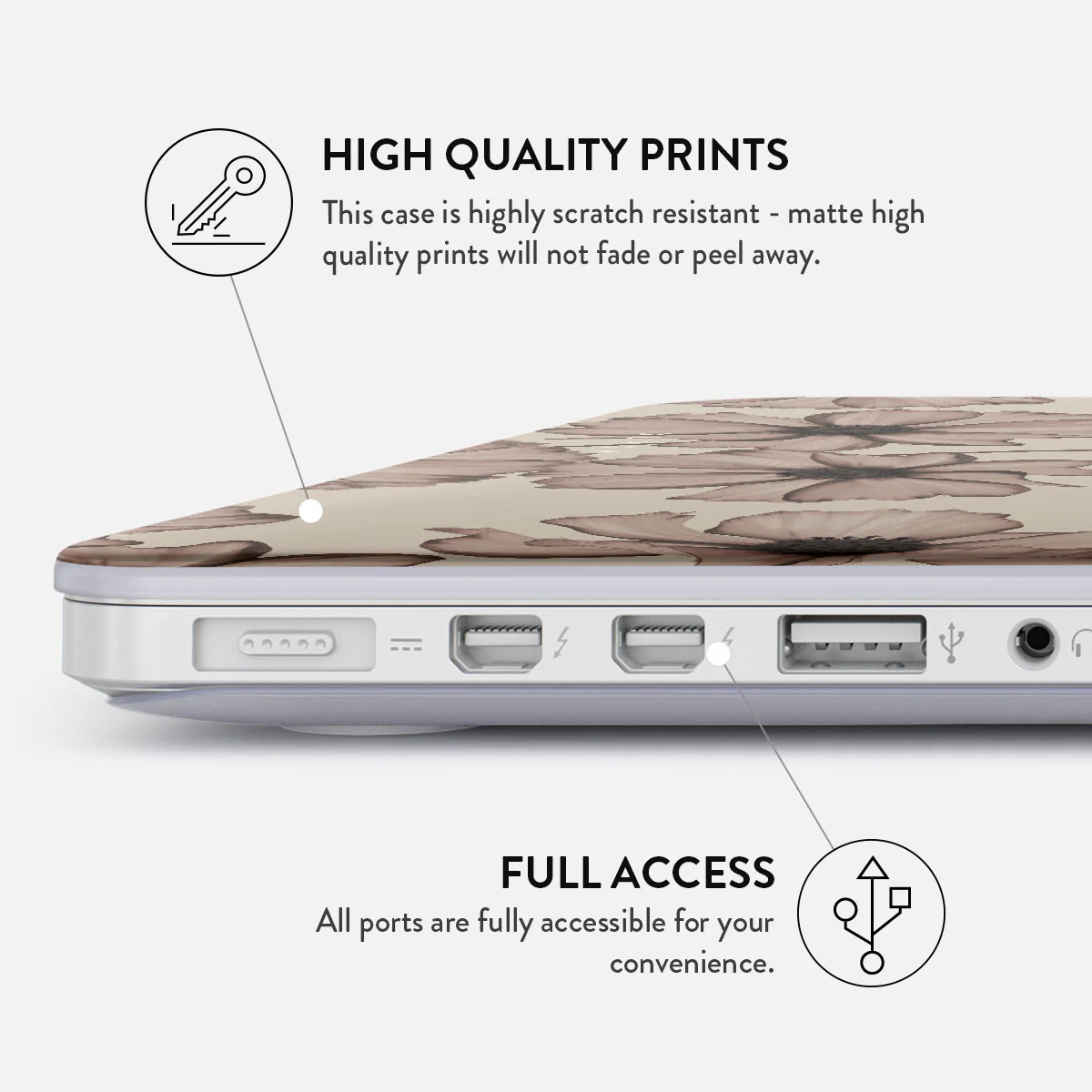 BURGA MacBook Air 13" (M2-M4) laptop tok - barely yours