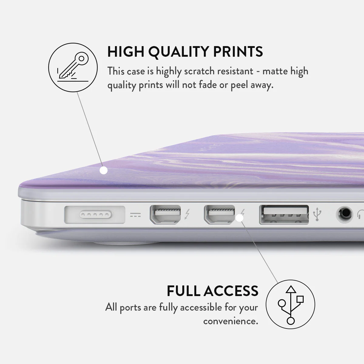BURGA MacBook Air 13" (M2-M4) laptop tok - cliché