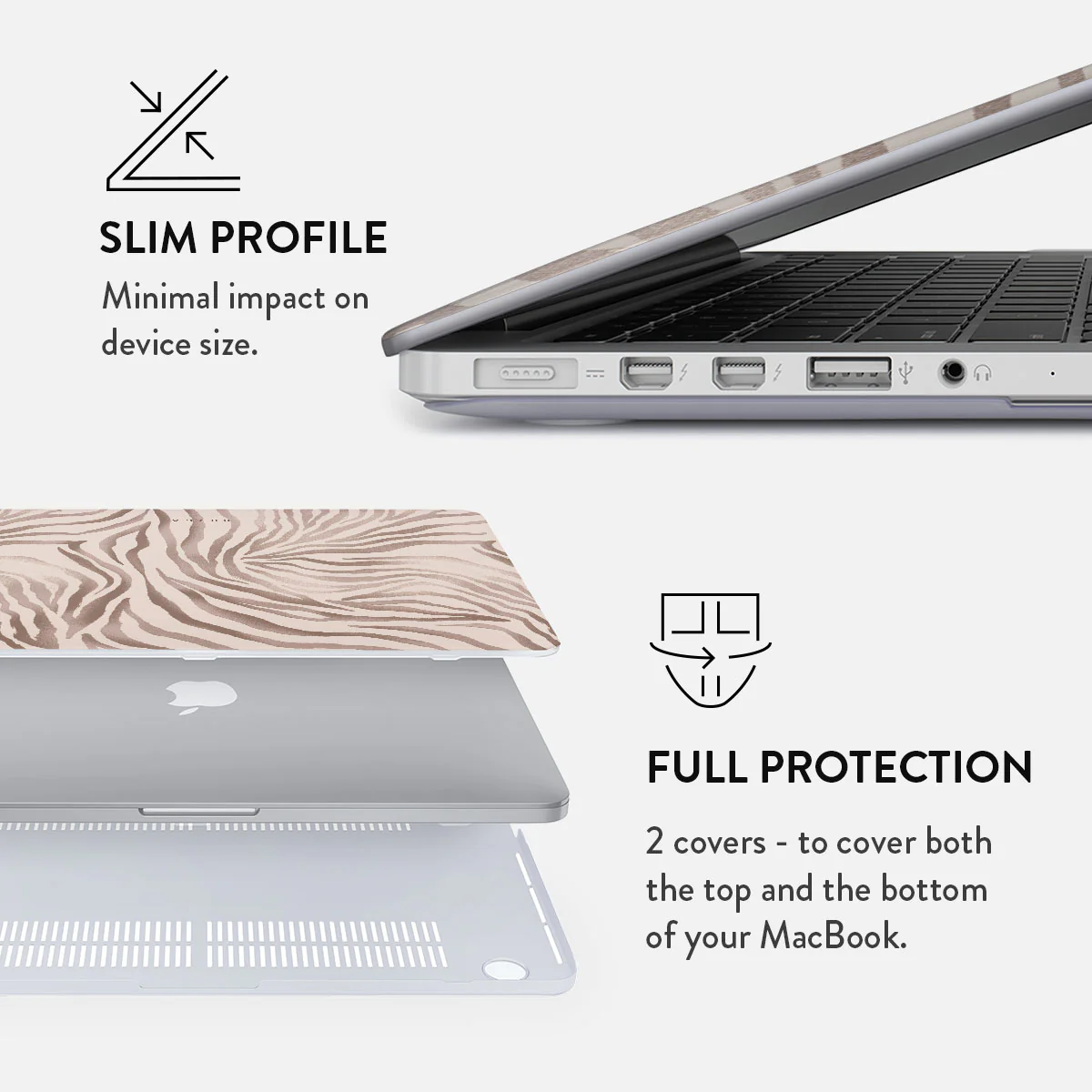 BURGA MacBook Air 13" (M2-M4) laptop tok - lustre