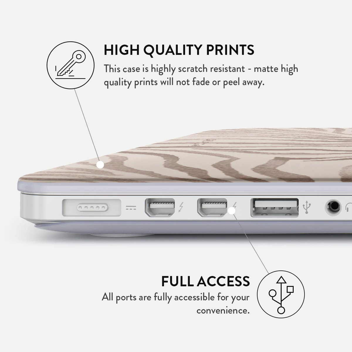 BURGA MacBook Air 13" (M2-M4) laptop tok - lustre