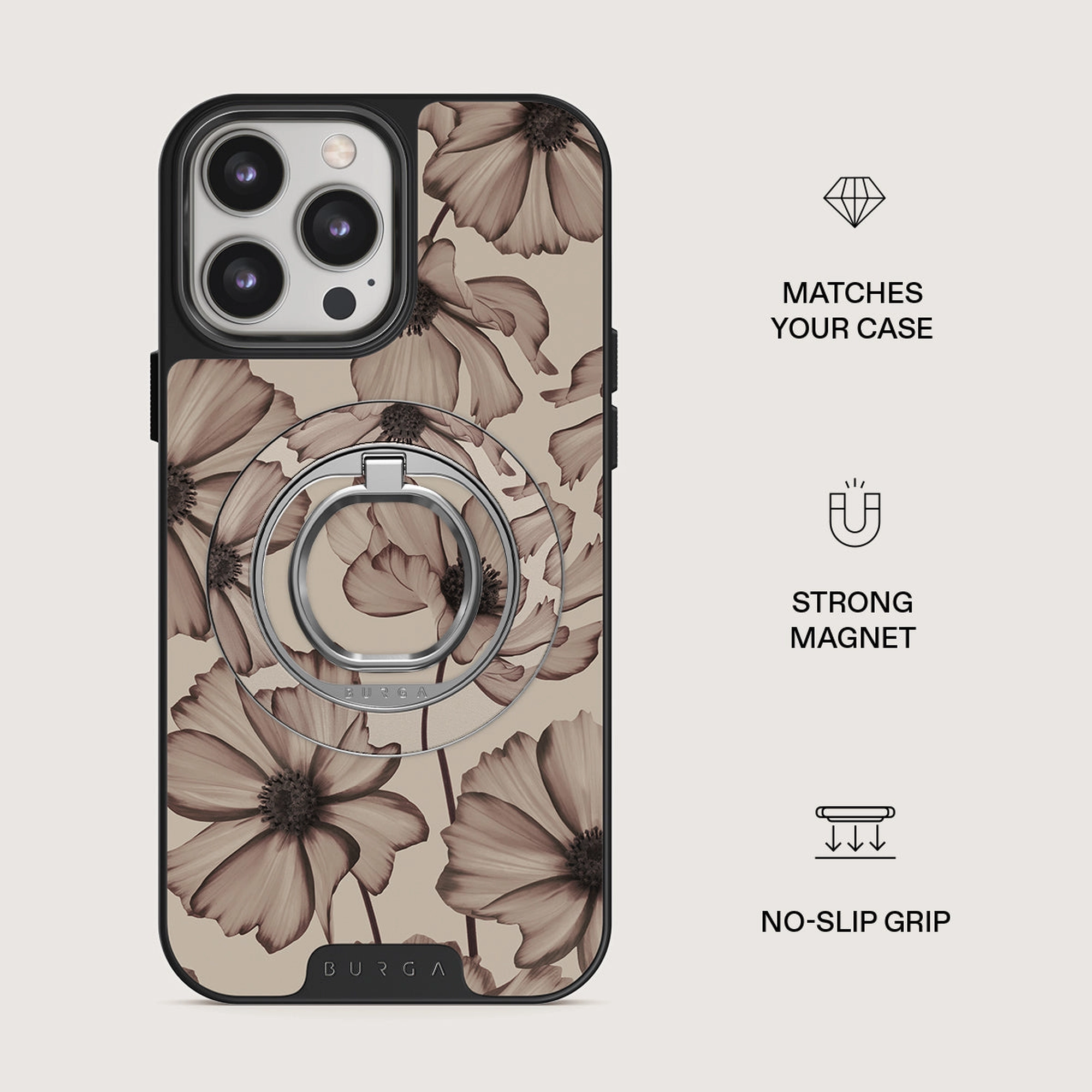 BURGA mágneses telefontartó karika - Barely Yours
