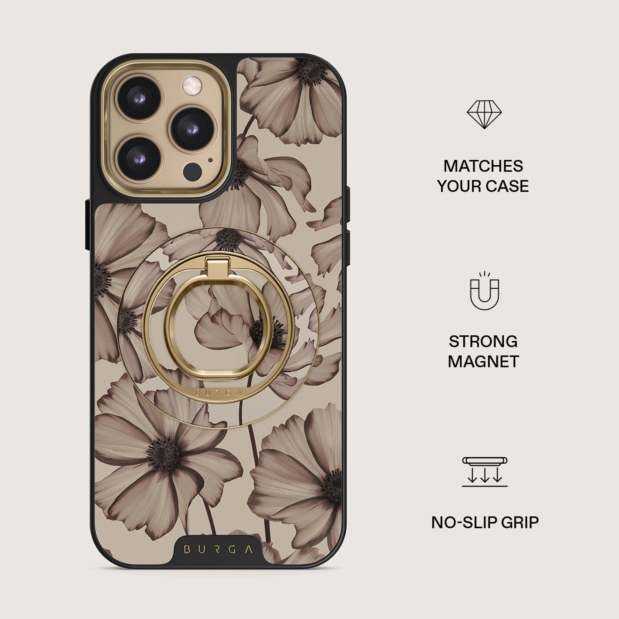 BURGA mágneses telefontartó karika - Barely Yours