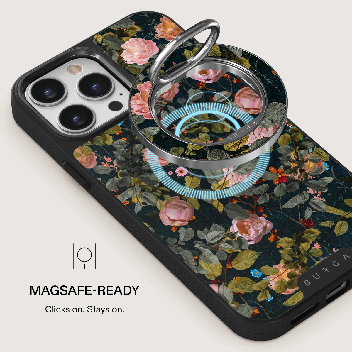 BURGA mágneses telefontartó karika - Bloomy Garden