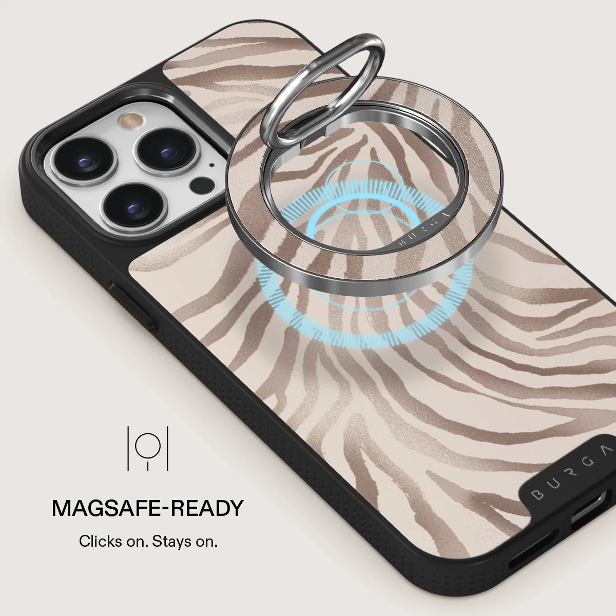 BURGA mágneses telefontartó karika - Lustre