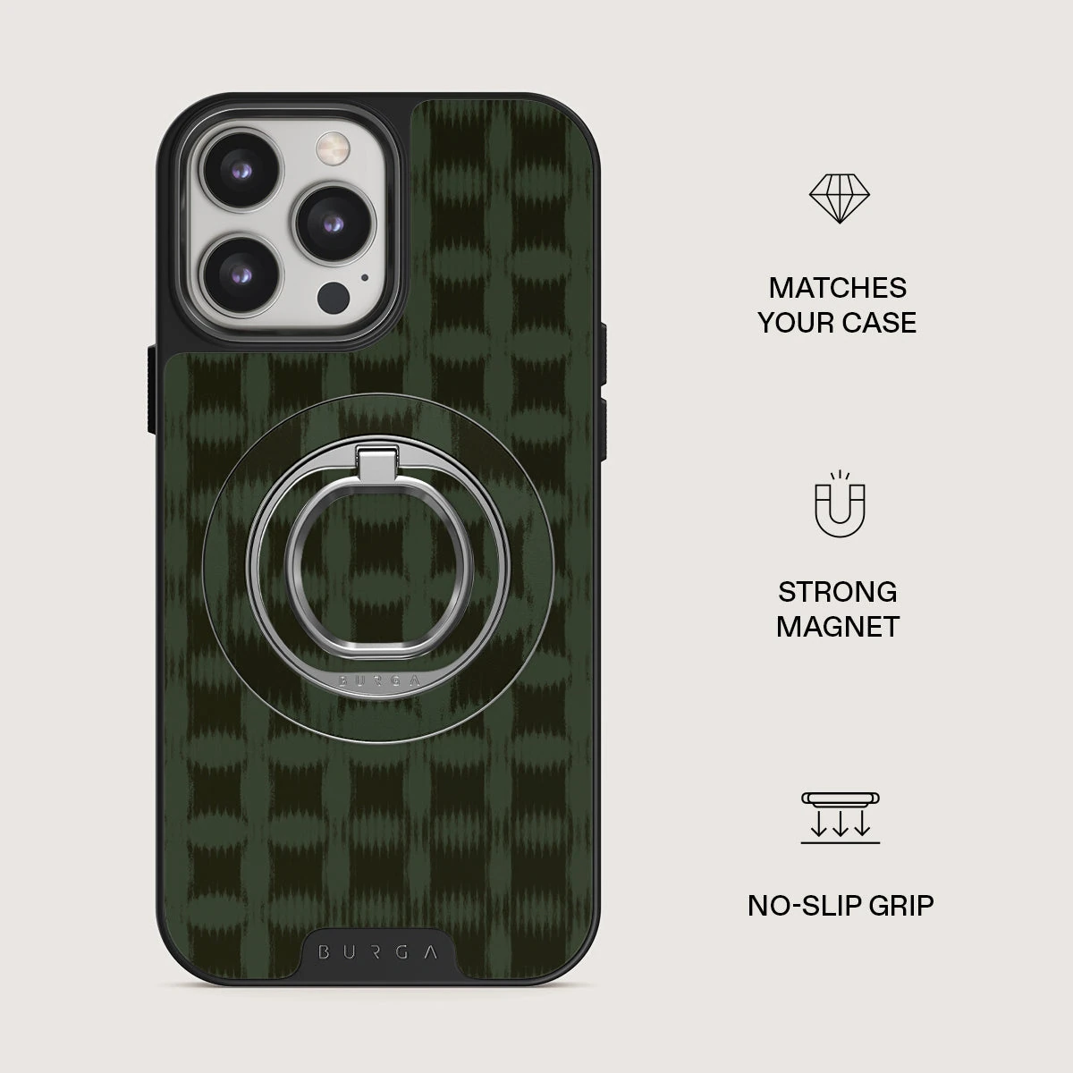 BURGA mágneses telefontartó karika - Matrix