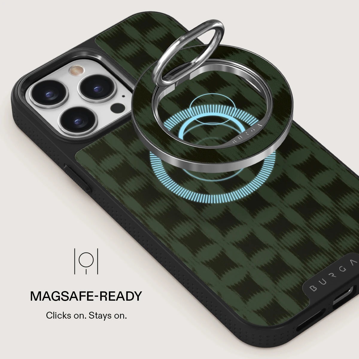 BURGA mágneses telefontartó karika - Matrix