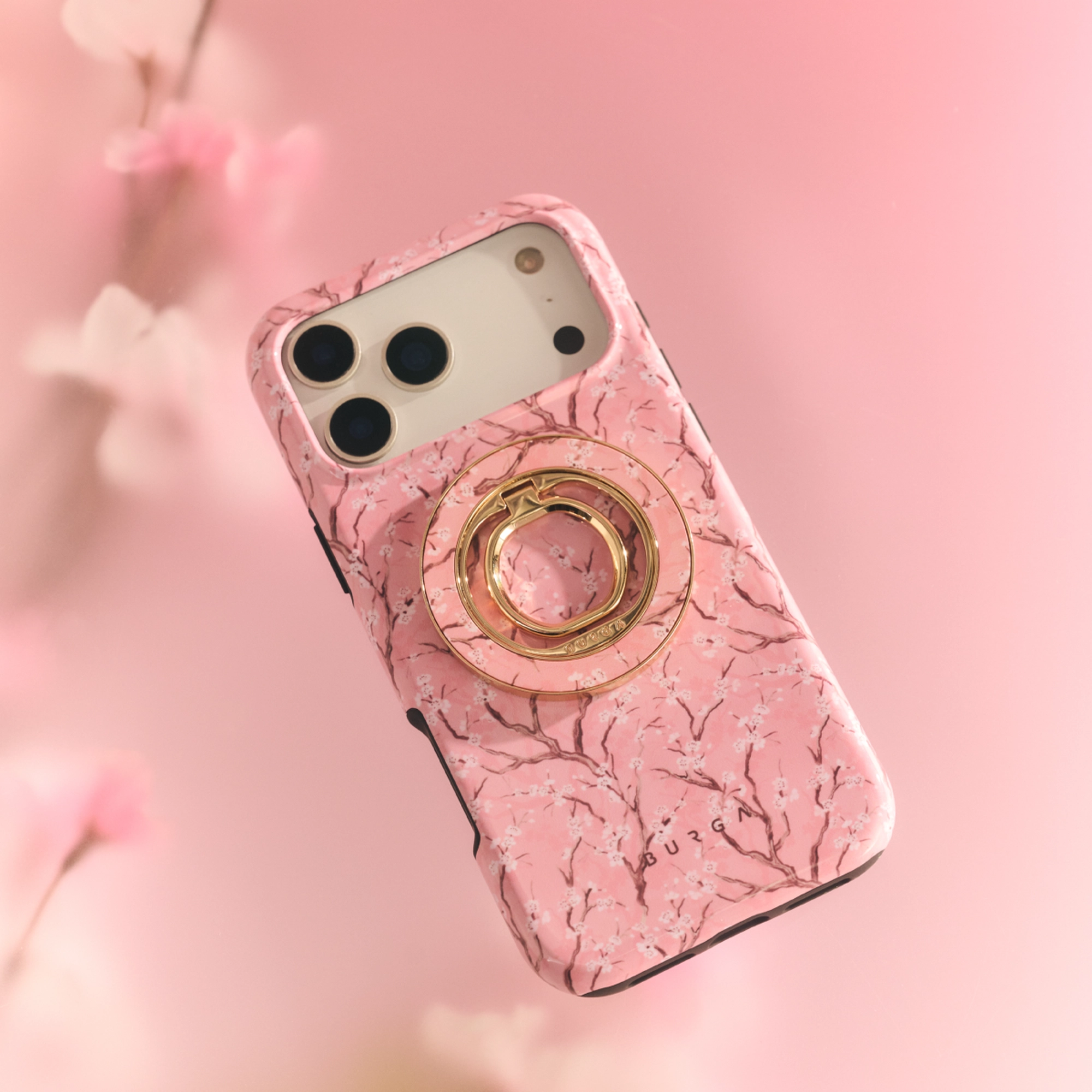 BURGA mágneses telefontartó karika - Sakura