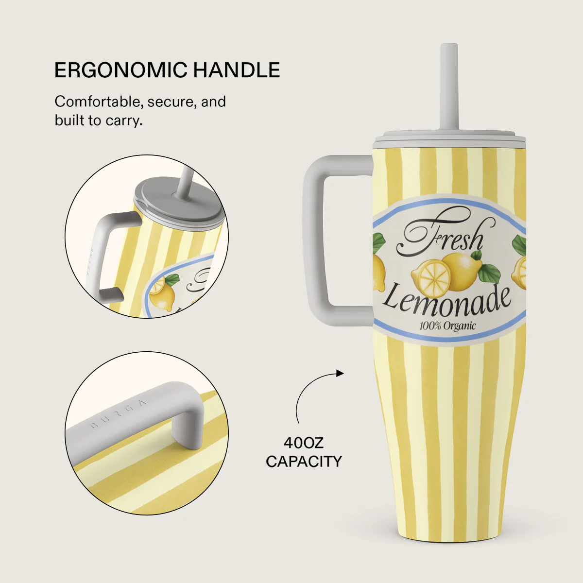 BURGA 1,2l tumbler - frizzante