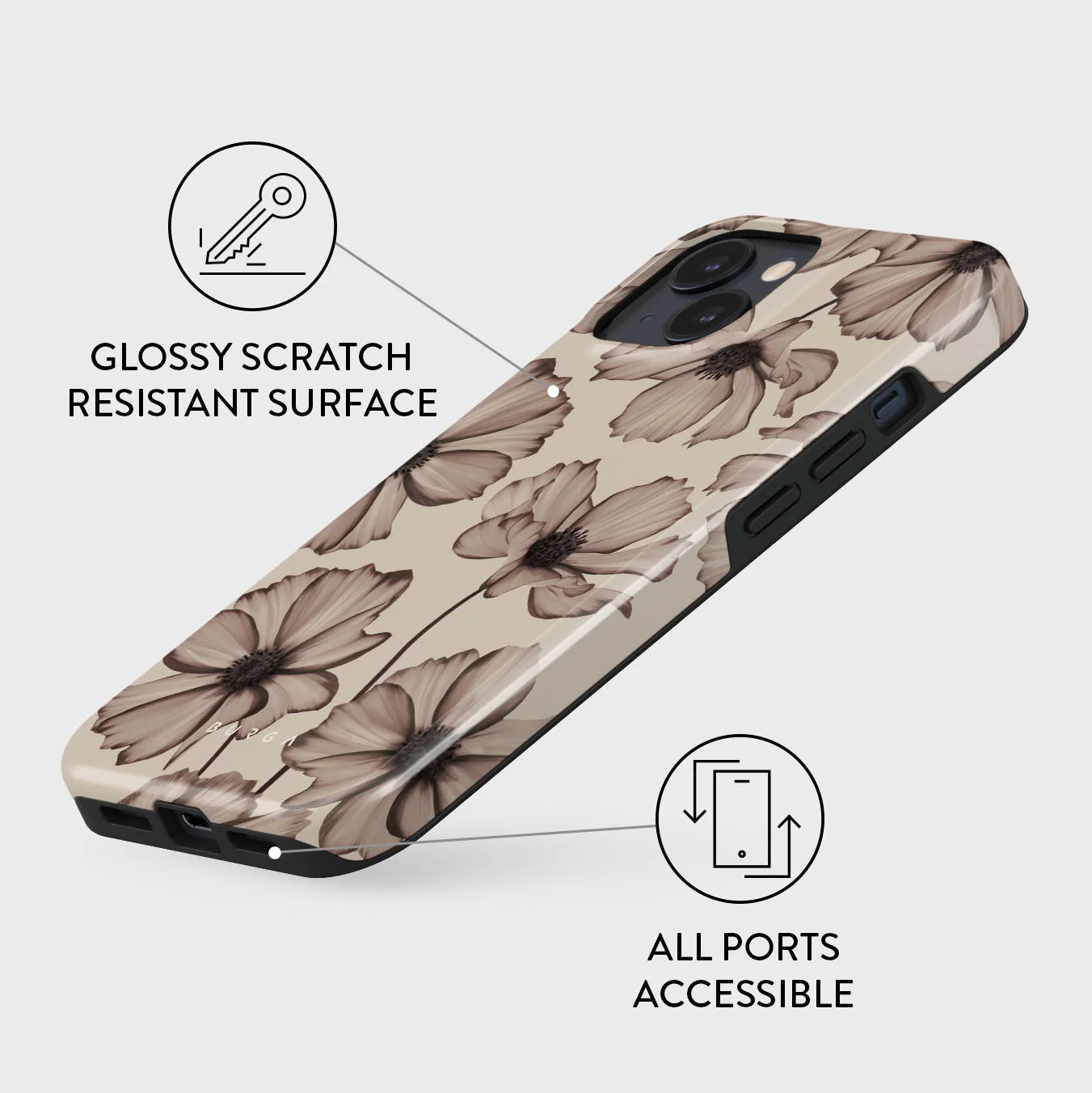 BURGA Tough MagSafe iPhone 14 tok - Barely Yours