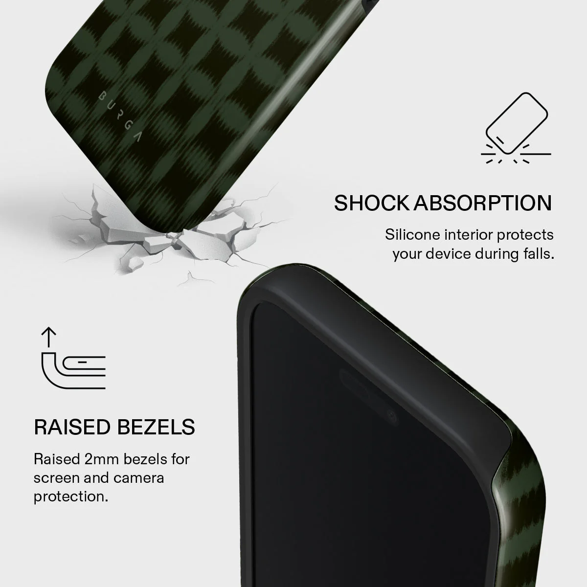 BURGA Tough MagSafe iPhone 17 Pro Max tok - Matrix
