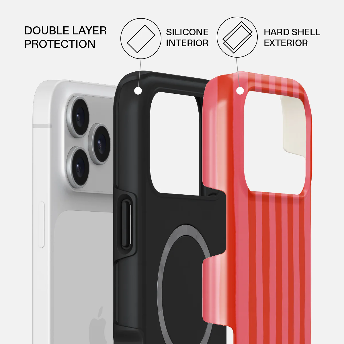 BURGA Tough MagSafe iPhone 17 Pro Max tok - Pomegranate