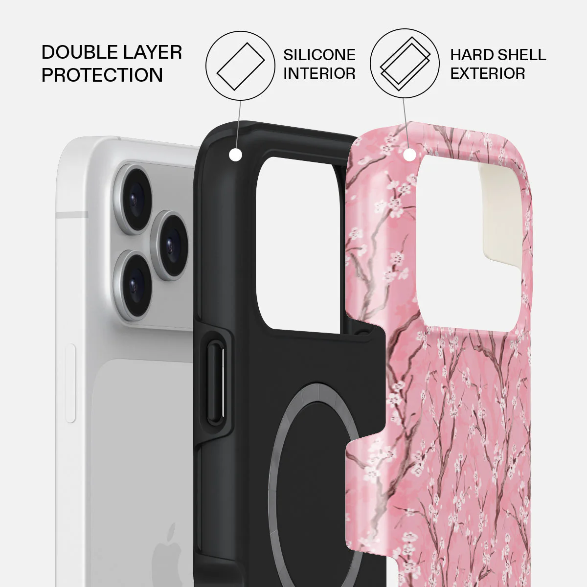 BURGA Tough MagSafe iPhone 17 Pro Max tok - Sakura