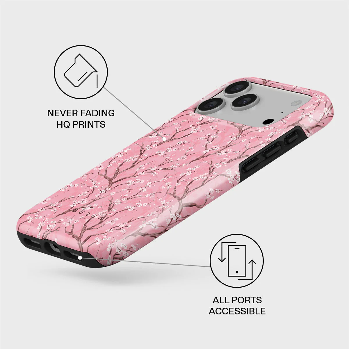 BURGA Tough MagSafe iPhone 17 Pro Max tok - Sakura