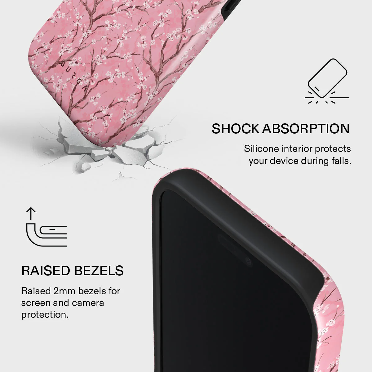 BURGA Tough MagSafe iPhone 17 Pro Max tok - Sakura