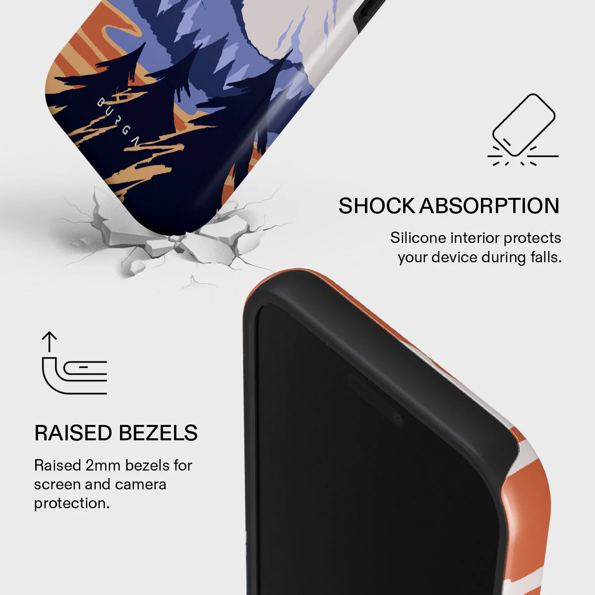 BURGA Tough MagSafe iPhone 17 Pro Max tok - Summit