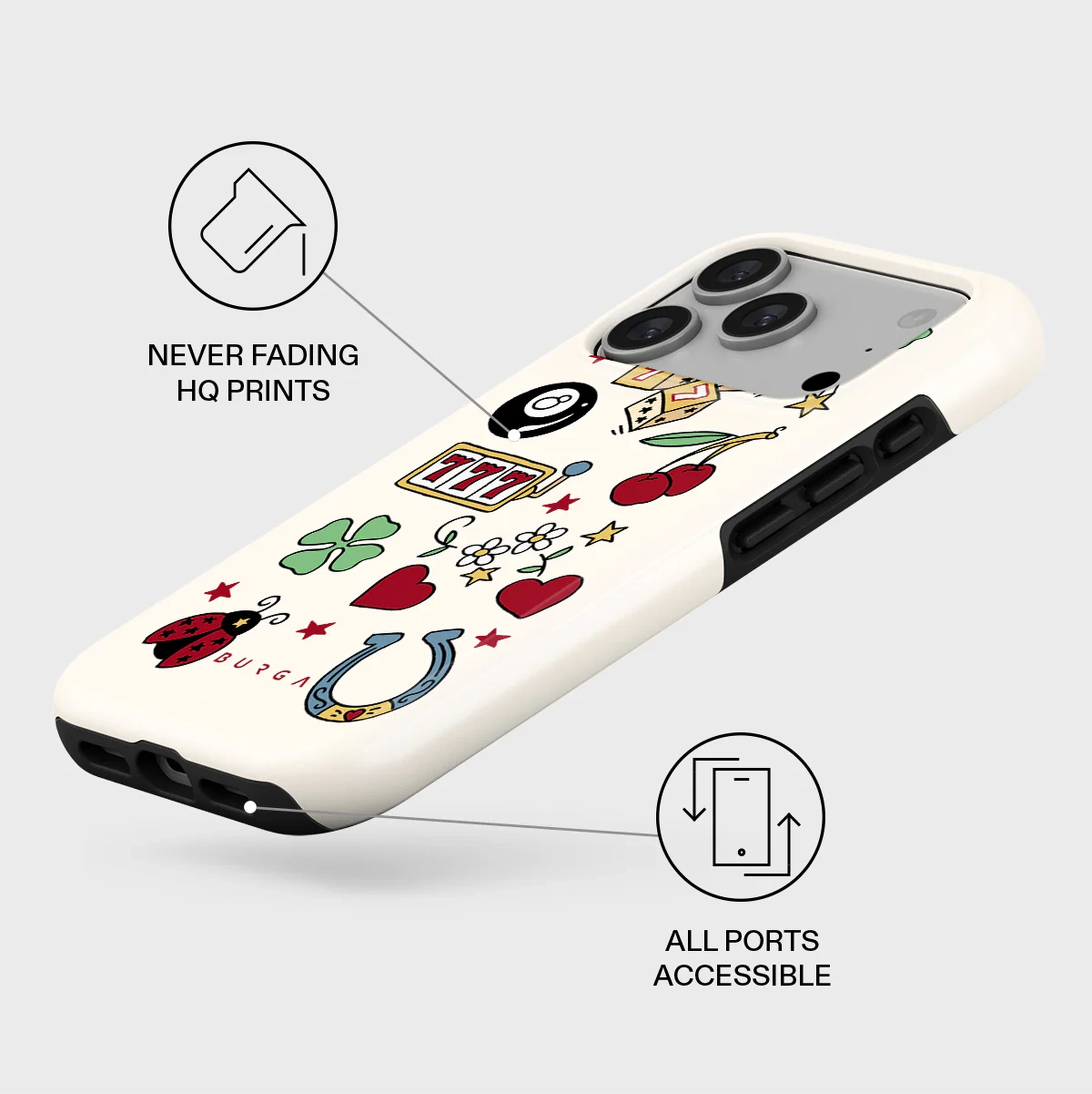 BURGA Tough MagSafe iPhone 17 Pro tok - Against the Odds