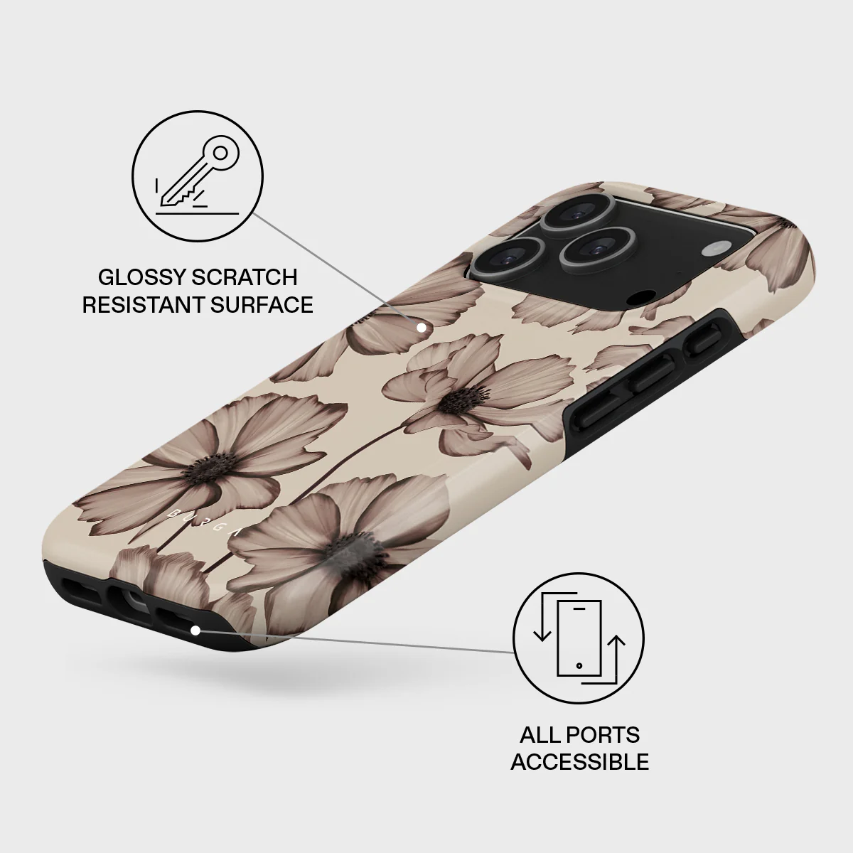 BURGA Tough MagSafe iPhone 17 Pro tok - Barely Yours