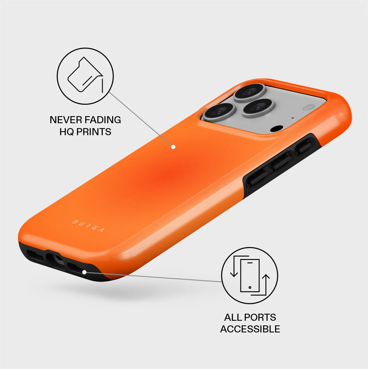 BURGA Tough MagSafe iPhone 17 Pro tok - Flare