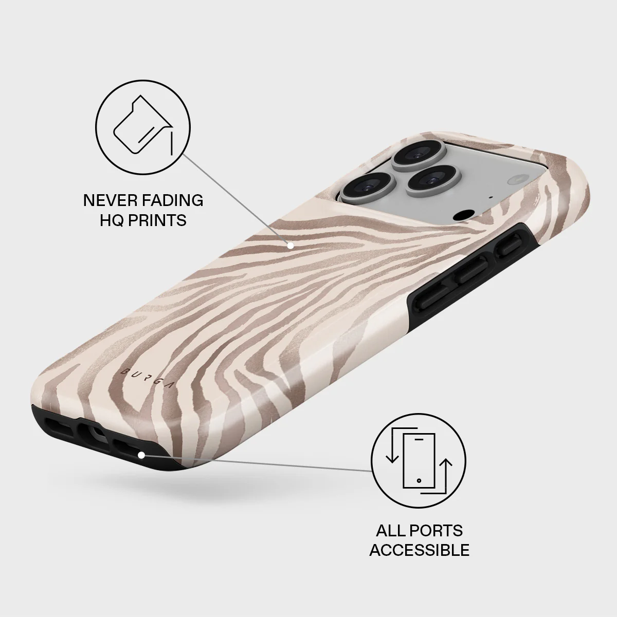 BURGA Tough MagSafe iPhone 17 Pro tok - Lustre