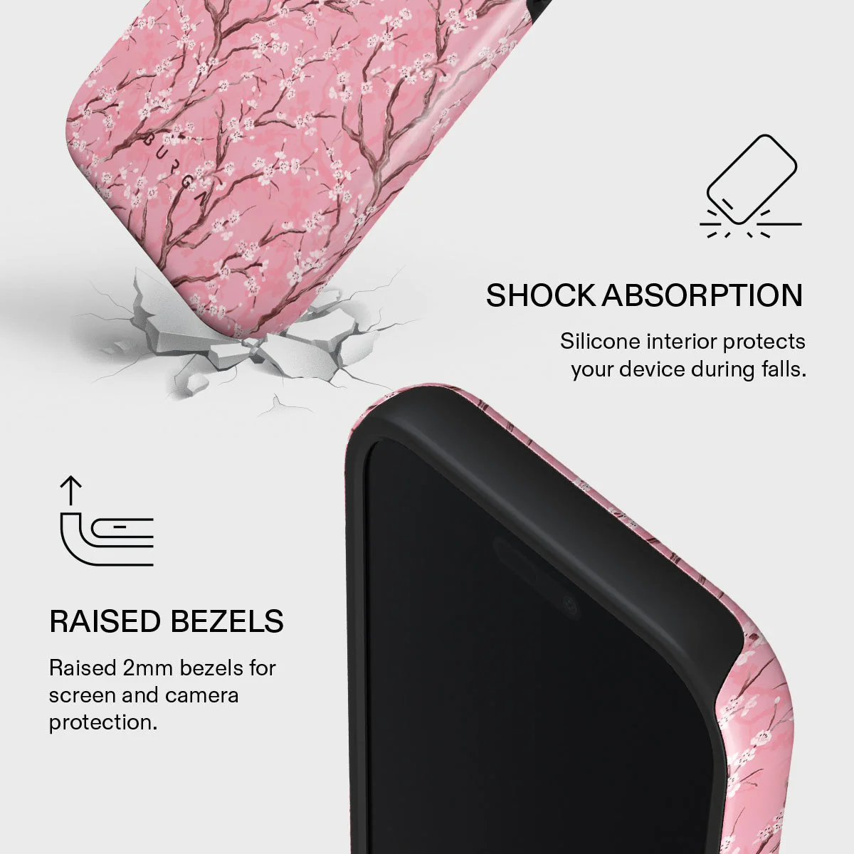 BURGA Tough MagSafe iPhone 17 Pro tok - Sakura