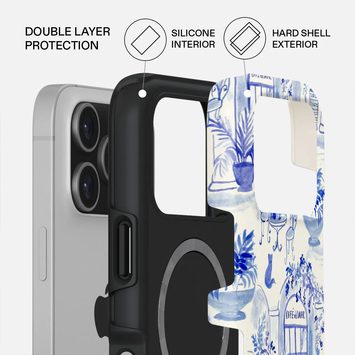 BURGA Tough MagSafe iPhone 17 Pro tok - Sobremesa