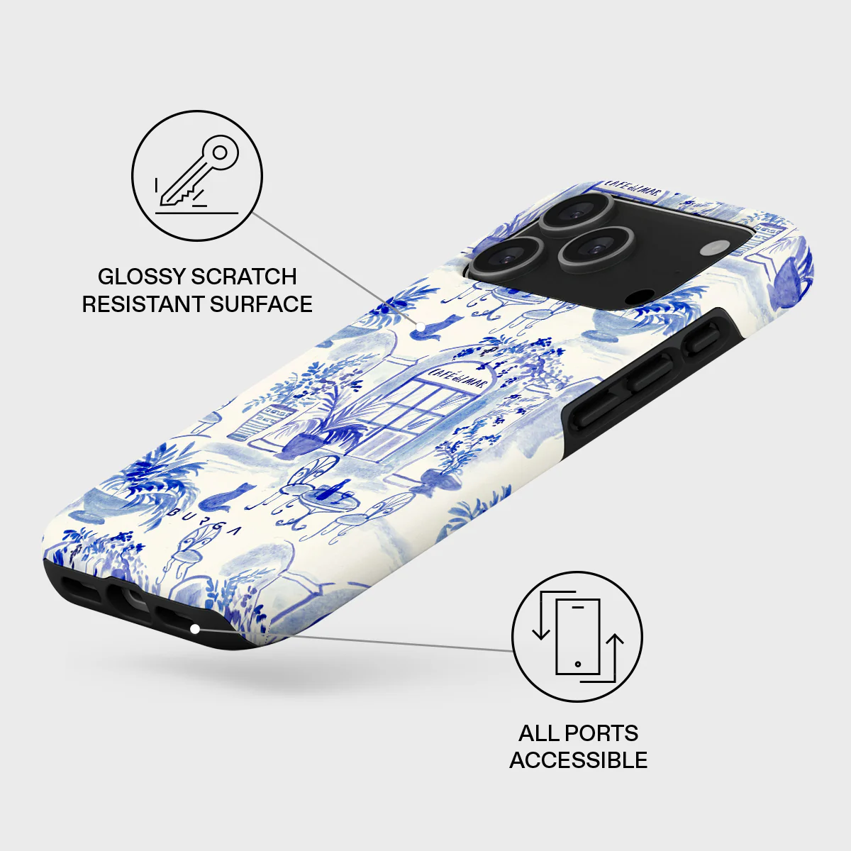 BURGA Tough MagSafe iPhone 17 Pro tok - Sobremesa