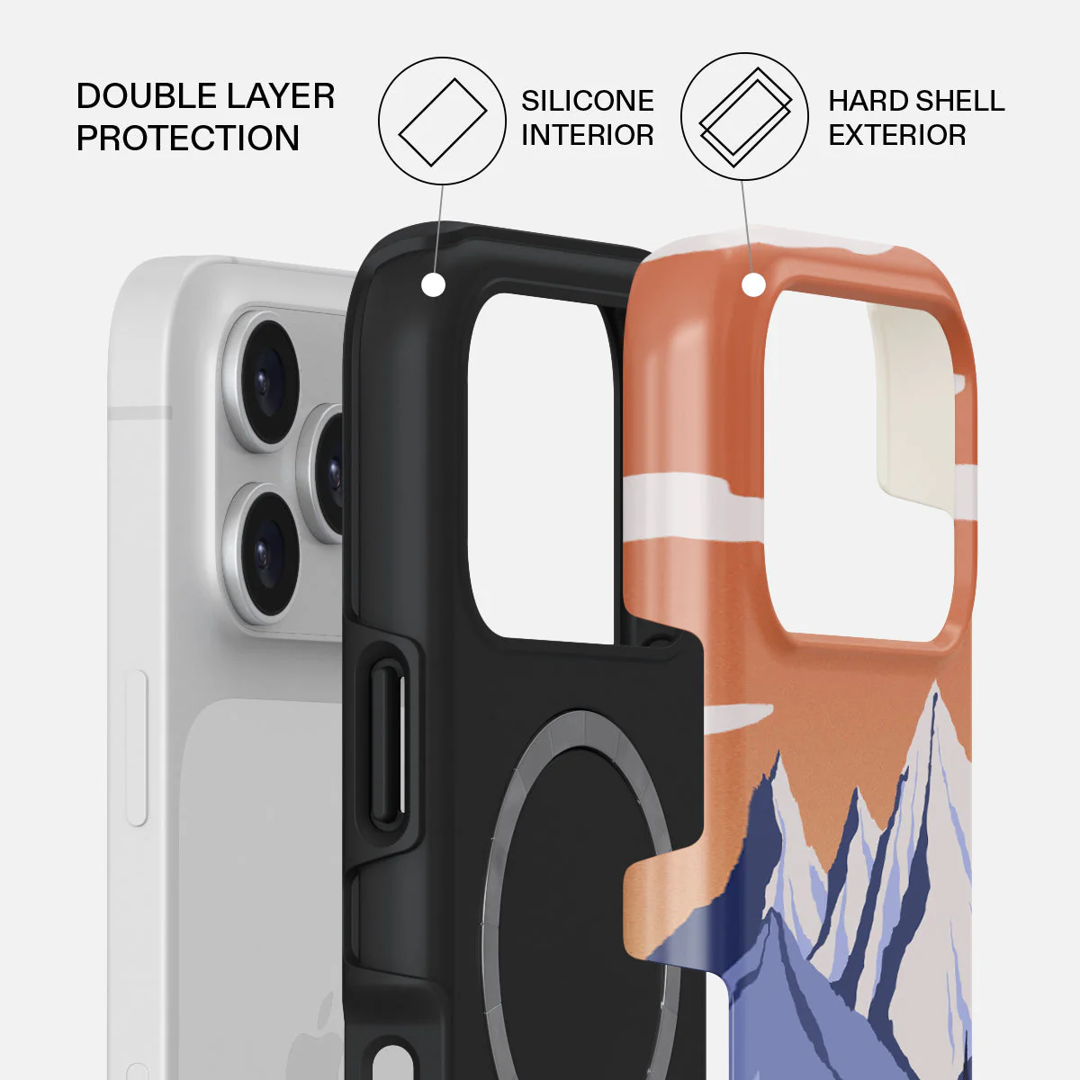 BURGA Tough MagSafe iPhone 17 Pro tok - Summit