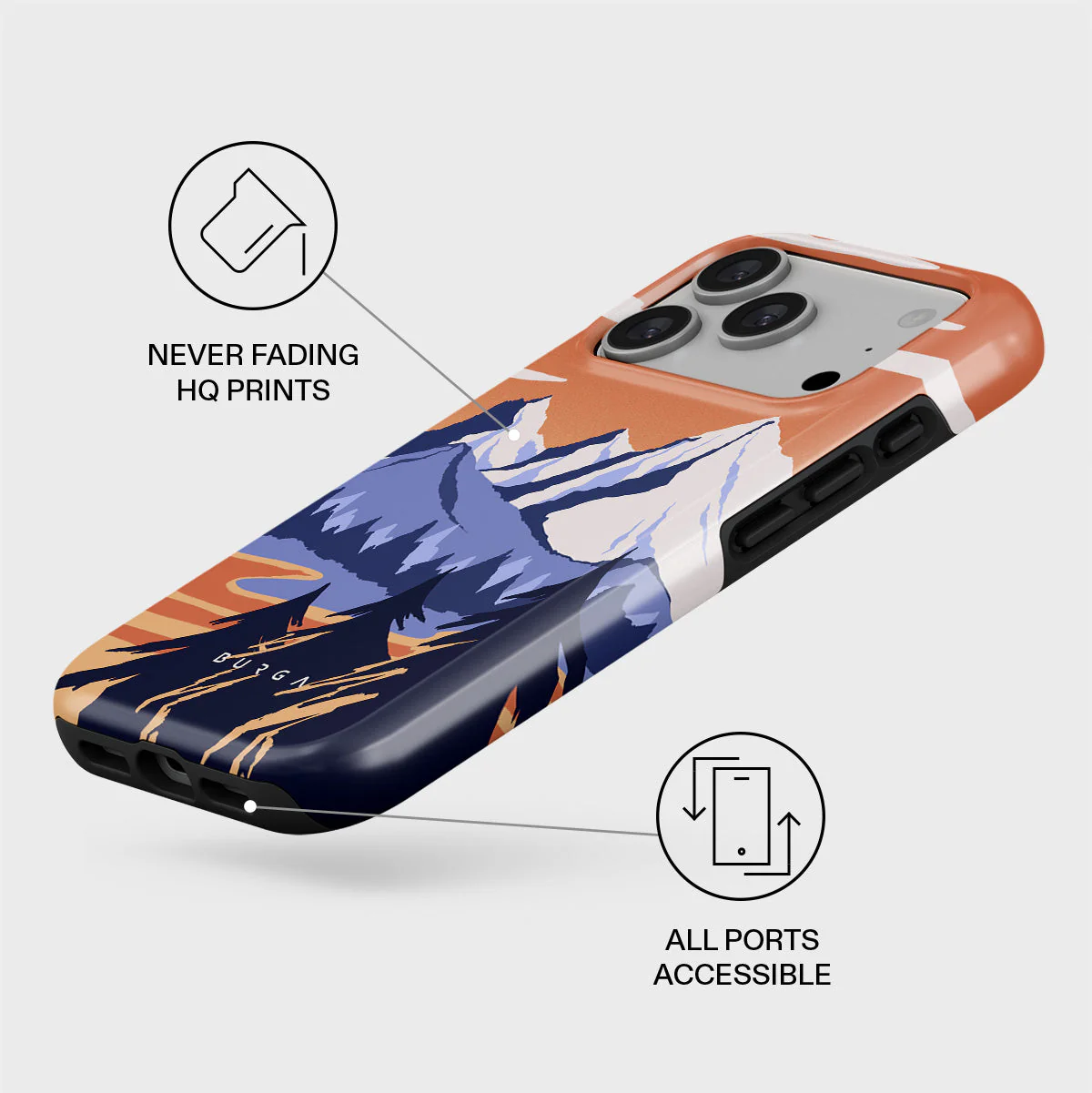 BURGA Tough MagSafe iPhone 17 Pro tok - Summit