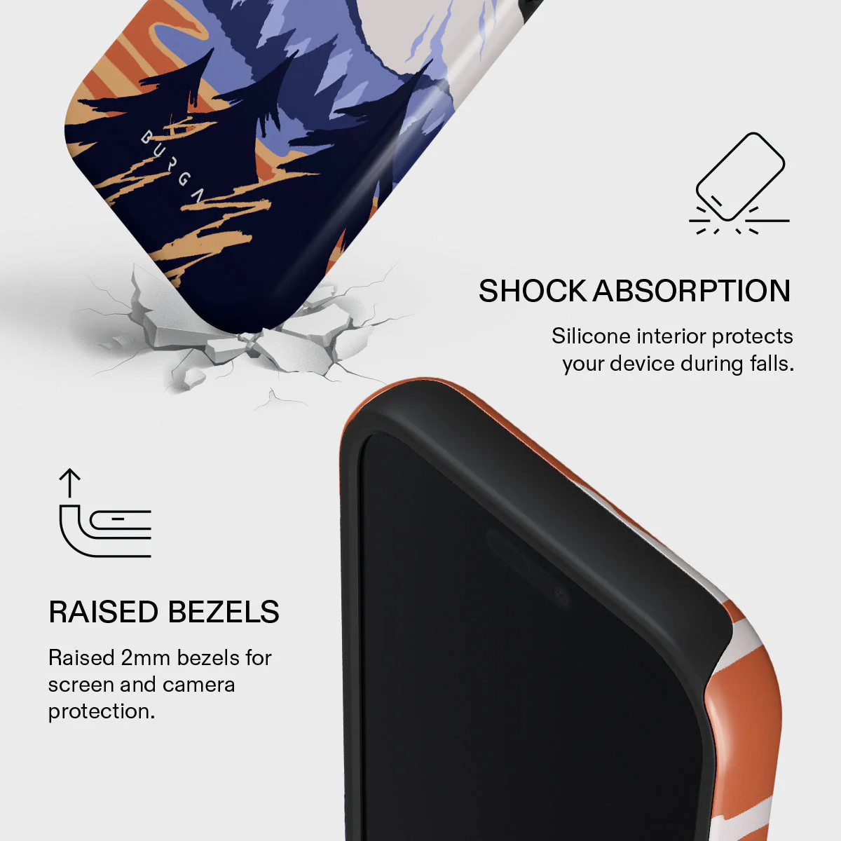 BURGA Tough MagSafe iPhone 17 Pro tok - Summit