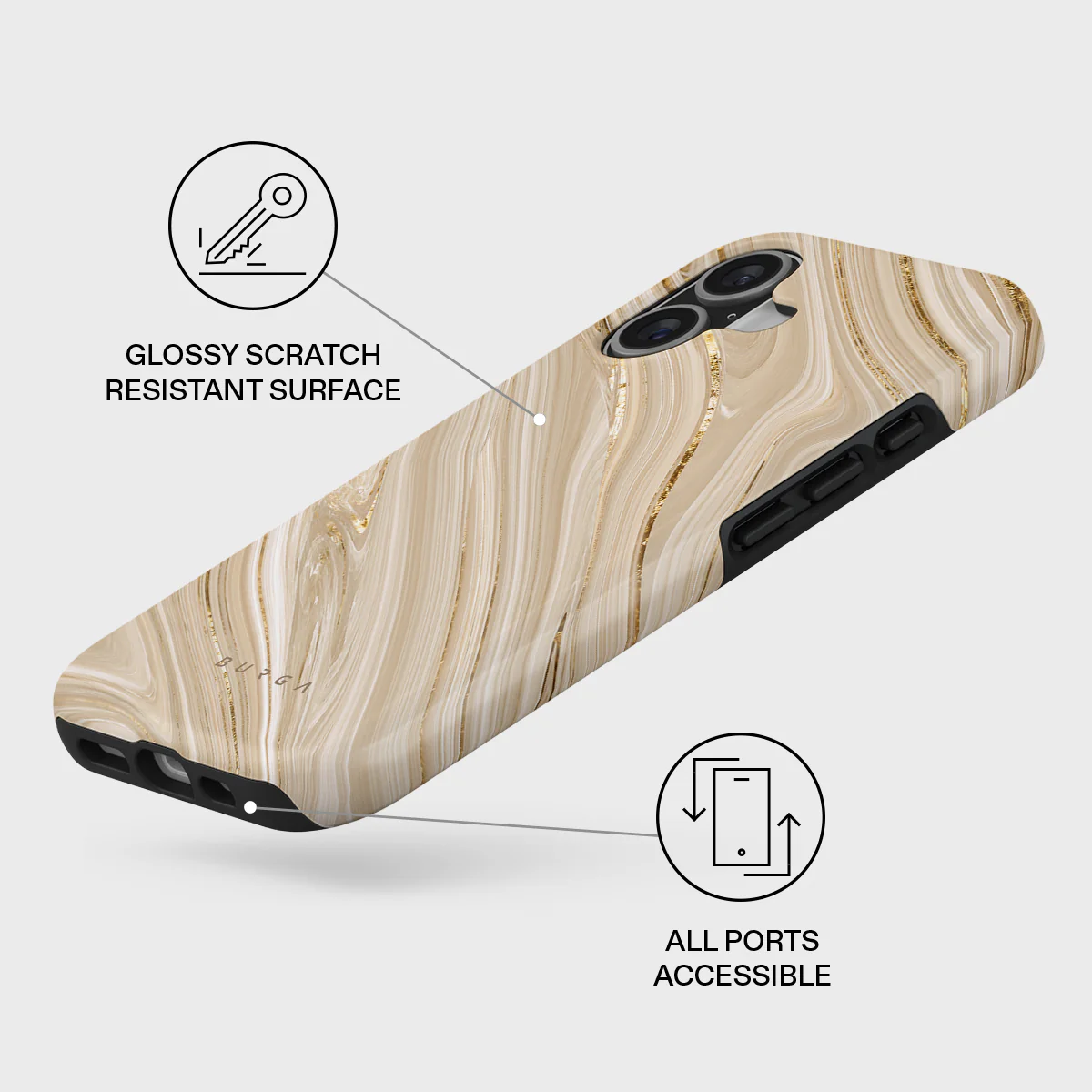 BURGA Tough MagSafe iPhone 17 tok - Full Glam