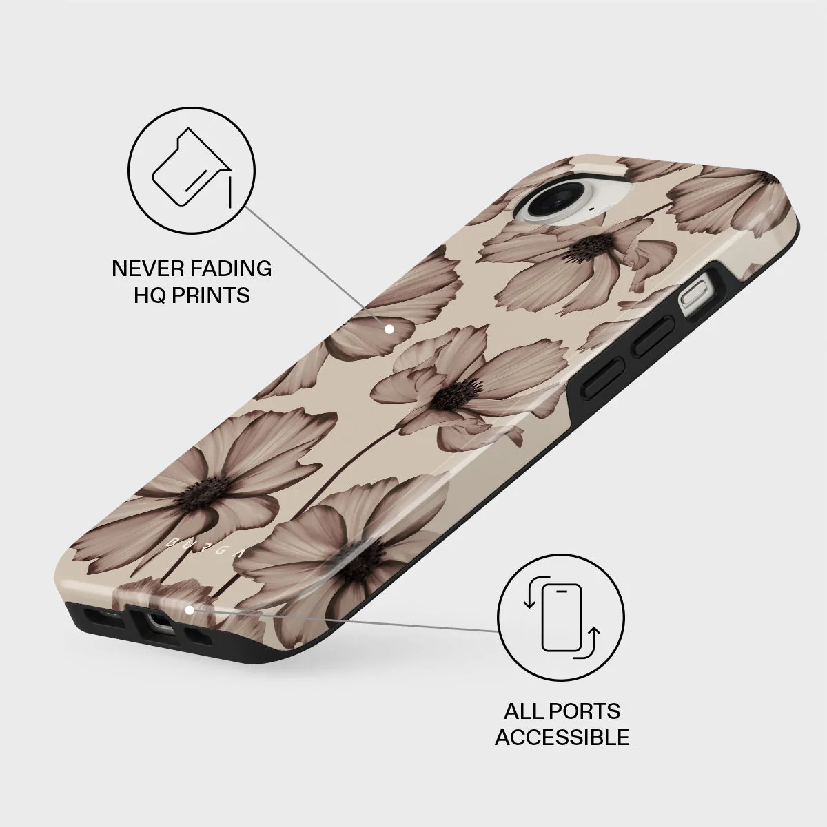 BURGA Tough MagSafe iPhone 17e tok - Barely Yours