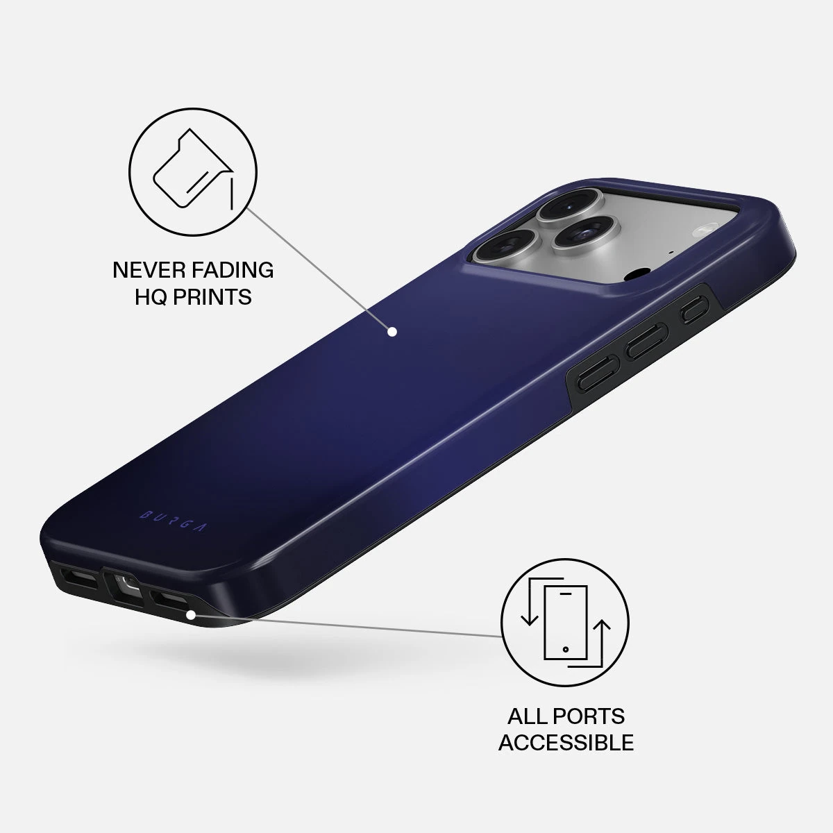 BURGA Tough MagSafe iPhone 18 Pro tok - Moonwalker