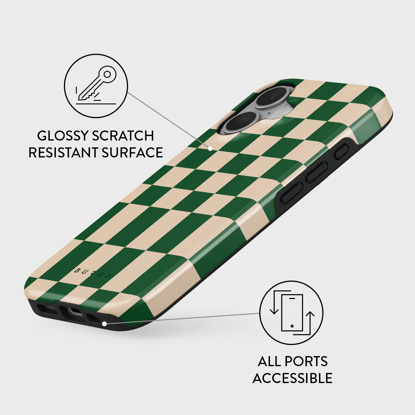 BURGA Tough MagSafe iPhone 16 tok - ivy league