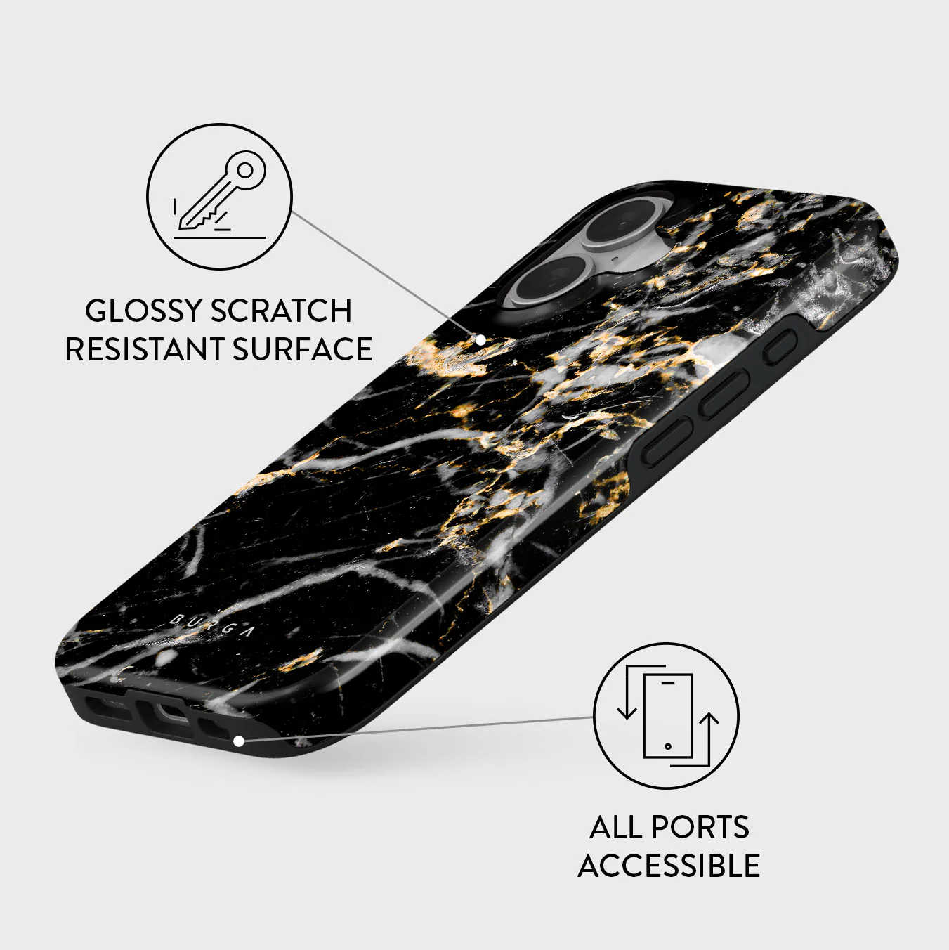 BURGA Tough MagSafe iPhone 16 tok - make a wish