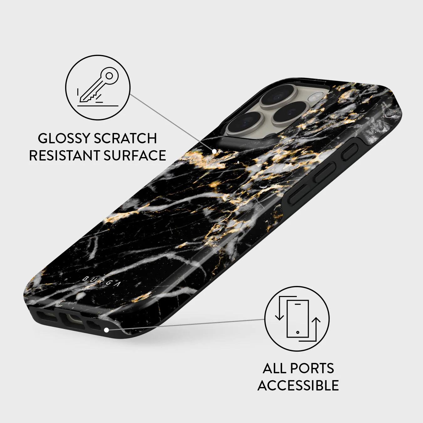 BURGA Tough MagSafe iPhone 16 Pro Max tok - make a wish